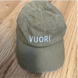 Vuori Ball Cap Hat Camel Tan Unisex Mens Womens Adjustable Logo Strapback Active